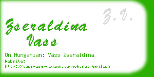 zseraldina vass business card